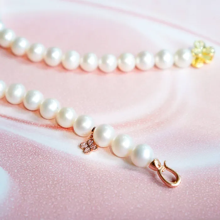 Bracelets Pearly Lustre Elegant Freshwater Pearl Bracelet WB00031 GARDENS