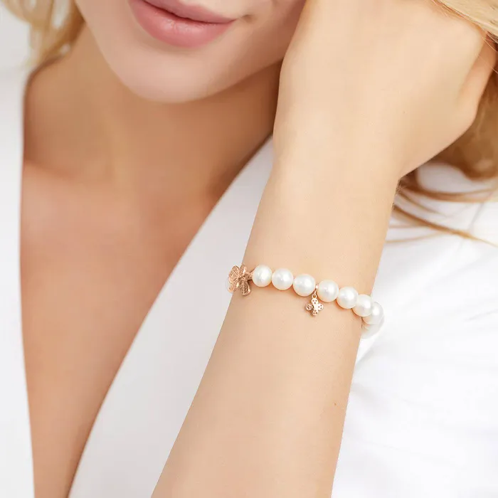 Bracelets Pearly Lustre Elegant Freshwater Pearl Bracelet WB00031 GARDENS