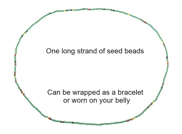 Bracelets POLLY B1067 Clear White Seed Beads Strand Bracelet