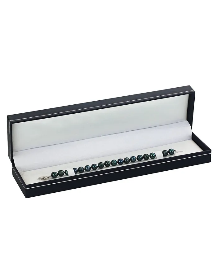 Bracelets spt Black Akoya Pearl Bracelet 6065mm Choose Your Quality