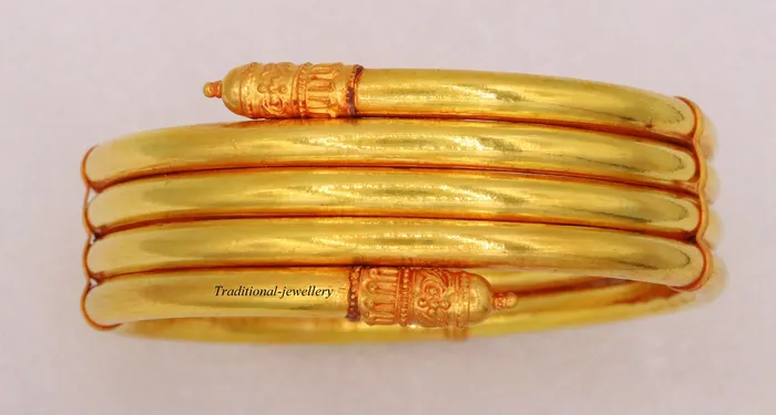 Bracelets TRIBAL ORNAMENTS 22 karat yellow gold handmade fabulous armlet indian tribal Arm bangle bracelet antique design womens jewelry ba137 Bracelets TRIBAL ORNAMENTS 22 karat yellow gold handmade fabulous armlet indian tribal Arm bangle bracelet antique design womens jewelry ba137