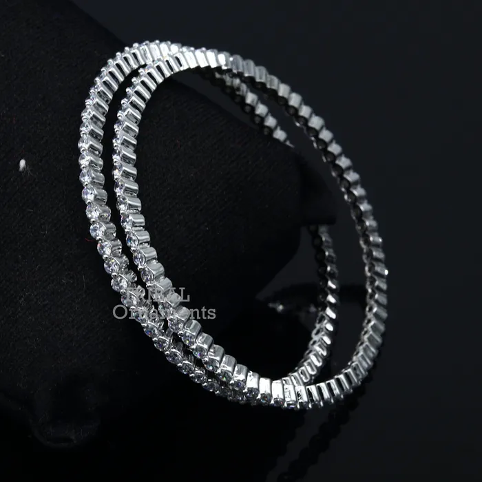 Bracelets TRIBAL ORNAMENTS 925 sterling silver handmade gorgeous Cubic zircon bangle bracelet best gifting jewelry girls womens bangles ba151