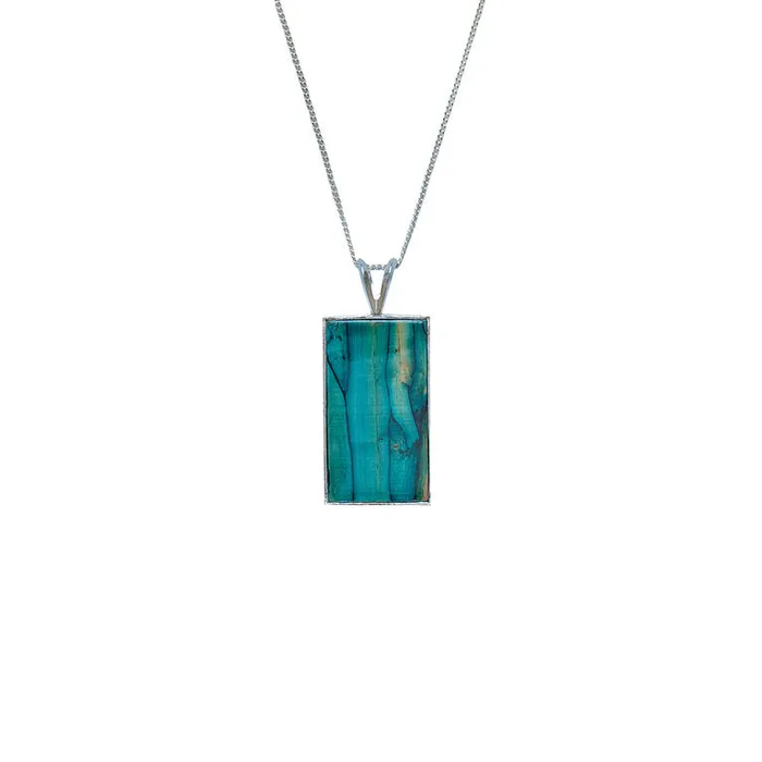 Charles Buyers Necklaces Heathergem Rectangle Pendant