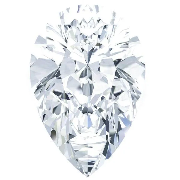 Charles Colvard Pear Moissanite Fire Brilliance Earrings