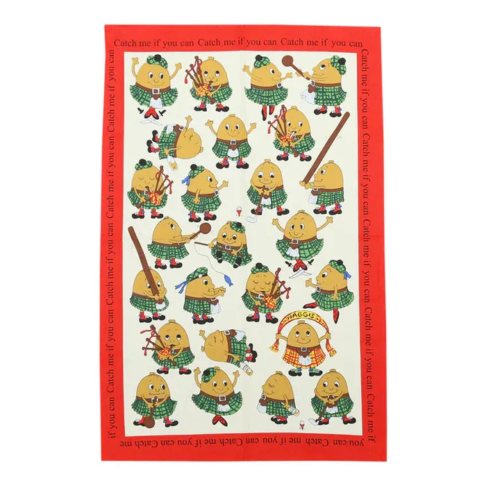 DC Supplies Earrings Haggis Tea Towel