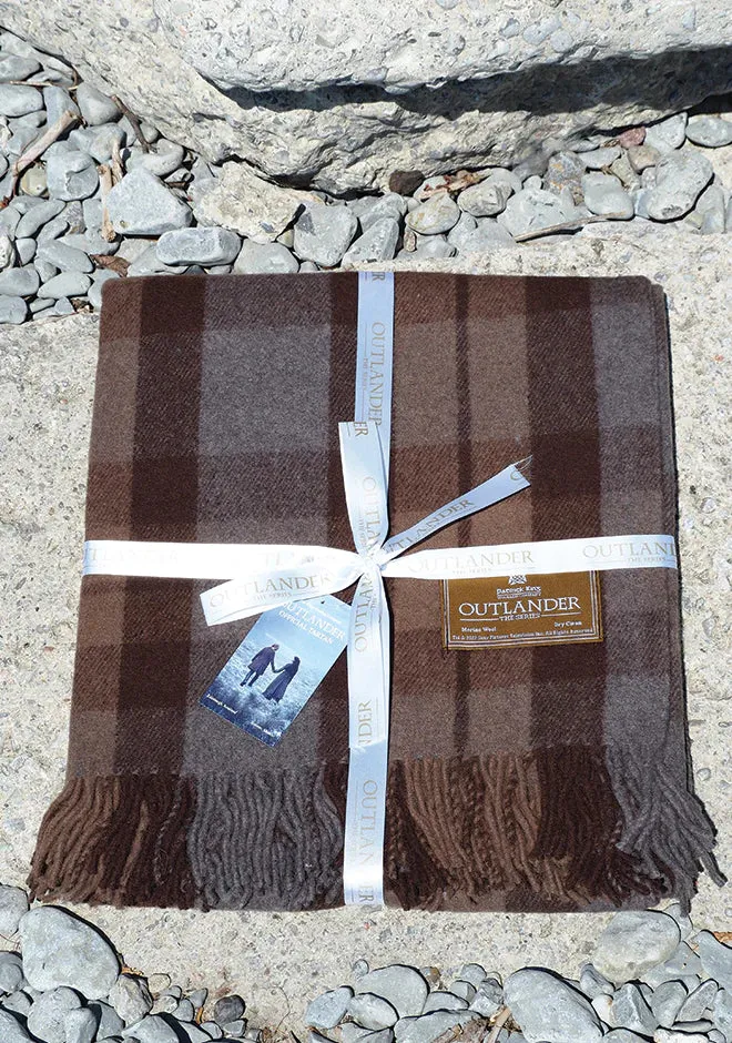 Deluxe Outlander Highland Blanket Patrick King Woollen Company Earrings