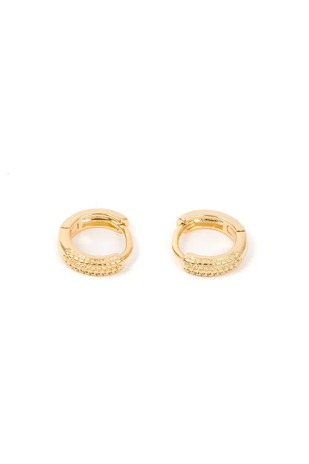 DLUX Earrings 12 mm Thick Huggies