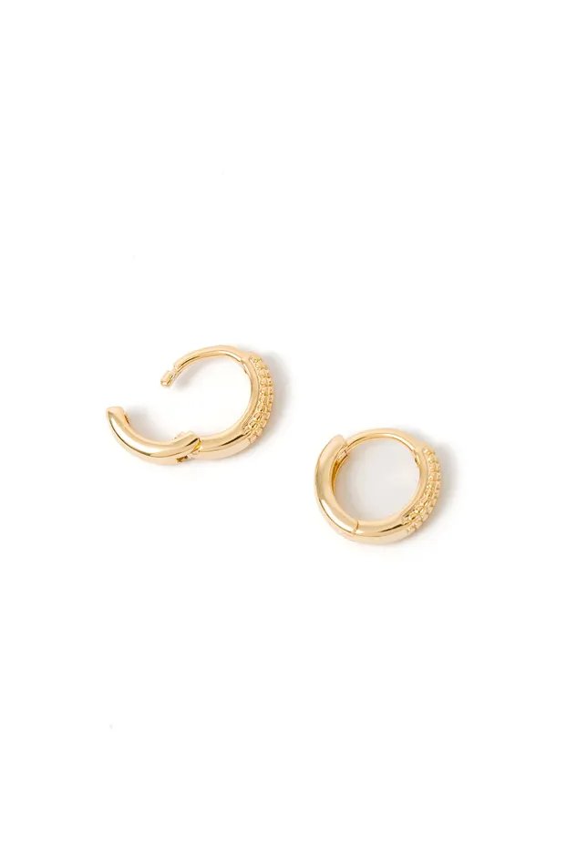 DLUX Earrings 12 mm Thick Huggies
