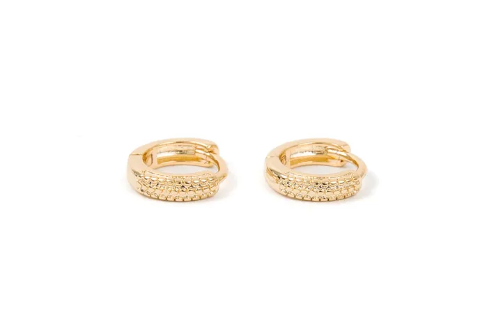 DLUX Earrings 12 mm Thick Huggies