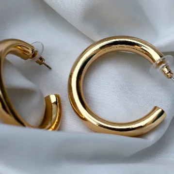 Earrings 14K GoldFilled Open Hoop Earrings40mm Jewelvers