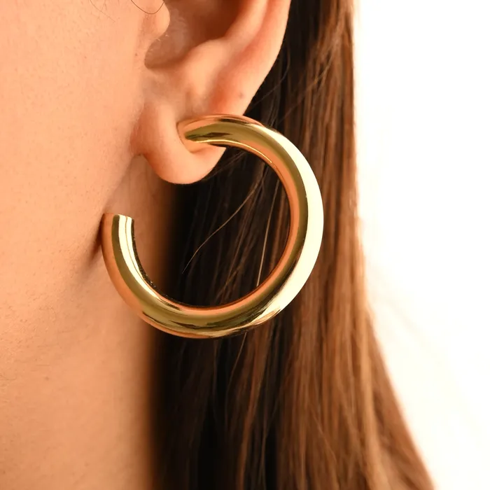 Earrings 14K GoldFilled Open Hoop Earrings40mm Jewelvers