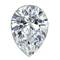 Earrings GemFind 206 Carat Pear Lab Grown Diamond