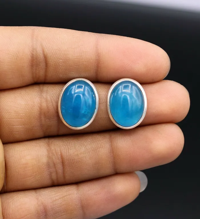 Earrings Genuine solid 925 silver handmade stud earrings dangling gifting jewelry s179 TRIBAL ORNAMENTS