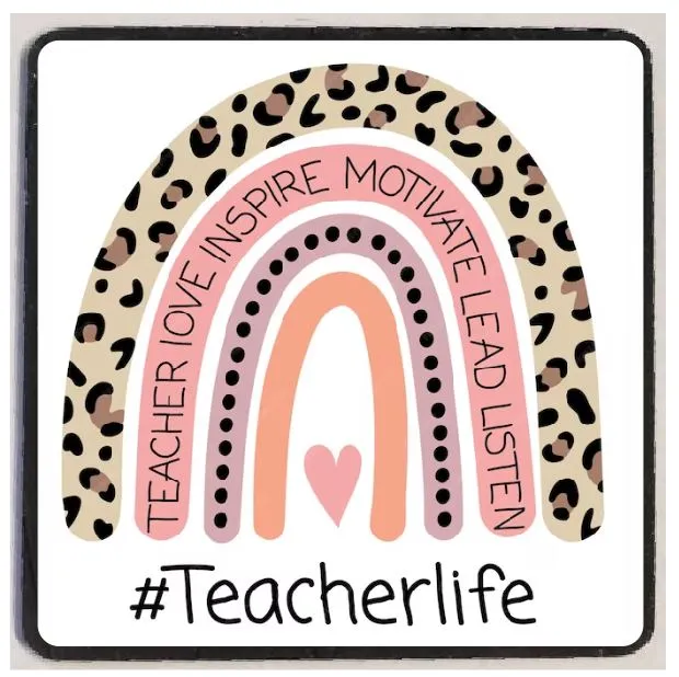 Earrings Iris Fashion Jewelry M247 Teacher Life Refrigerator Magnet