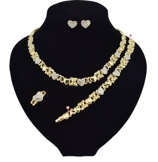 Earrings Jewelvers XO Teddy Bear Jewelry Set