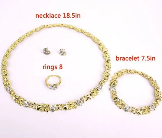Earrings Jewelvers XO Teddy Bear Jewelry Set Earrings Jewelvers XO Teddy Bear Jewelry Set