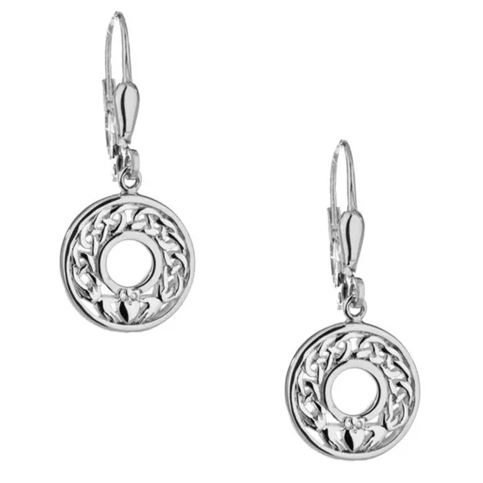 Earrings Keith Jack Claddagh Leverback Earrings