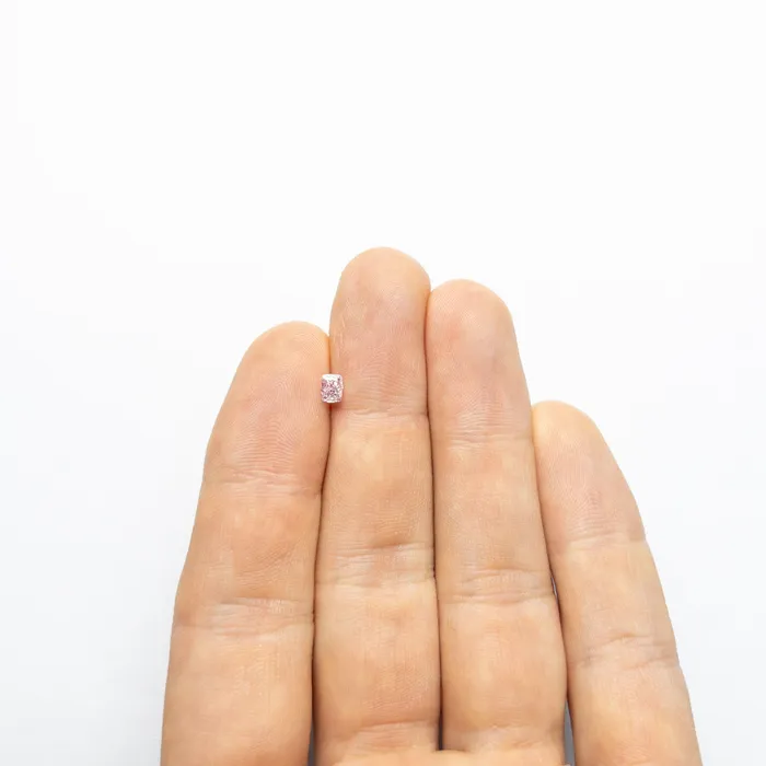 Earrings Misfit Diamonds 030ct 443x339x227mm GIA SI2 Fancy Intense PurplePink Cushion Brilliant 2416401