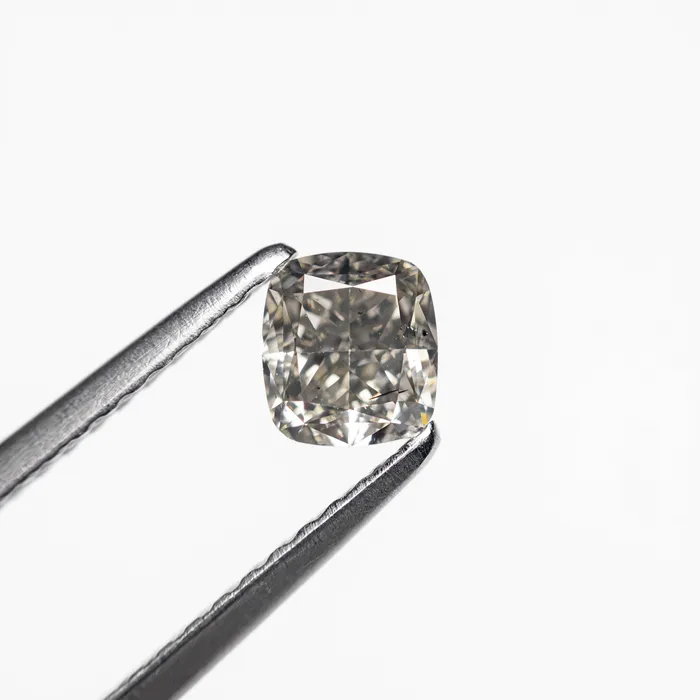 Earrings Misfit Diamonds 052ct 454x409x295mm Fancy Grey Cushion Brilliant 1992342