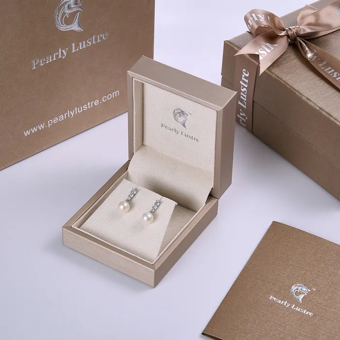 Earrings Pearly Lustre Elegant Freshwater Pearl Set WS00011