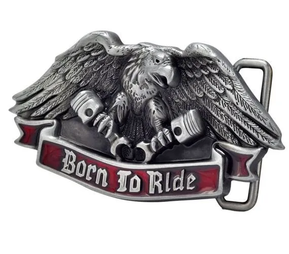 Earrings POLLY BU131 Born to Ride Eagle Belt Buckle