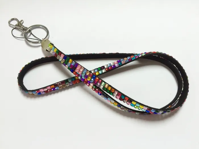 Earrings POLLY LY02 Rainbow Crystal Lanyard