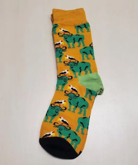 Earrings SF1140 Golden Yellow Ram Socks POLLY
