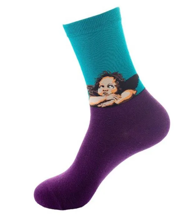 Earrings SF98 Turquoise Cupid Socks POLLY