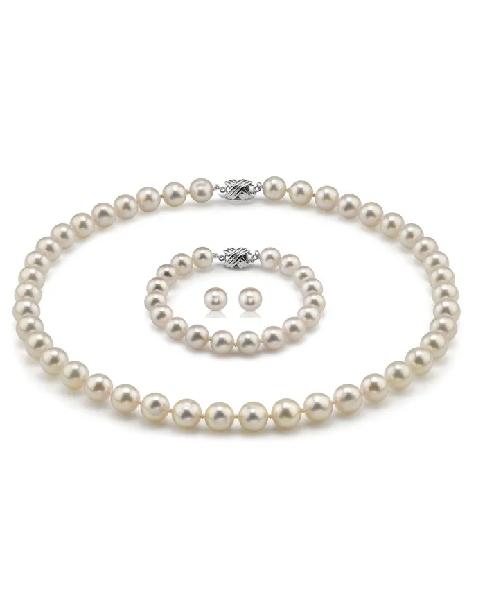 Earrings SPT 7580mm Hanadama Pearl Set