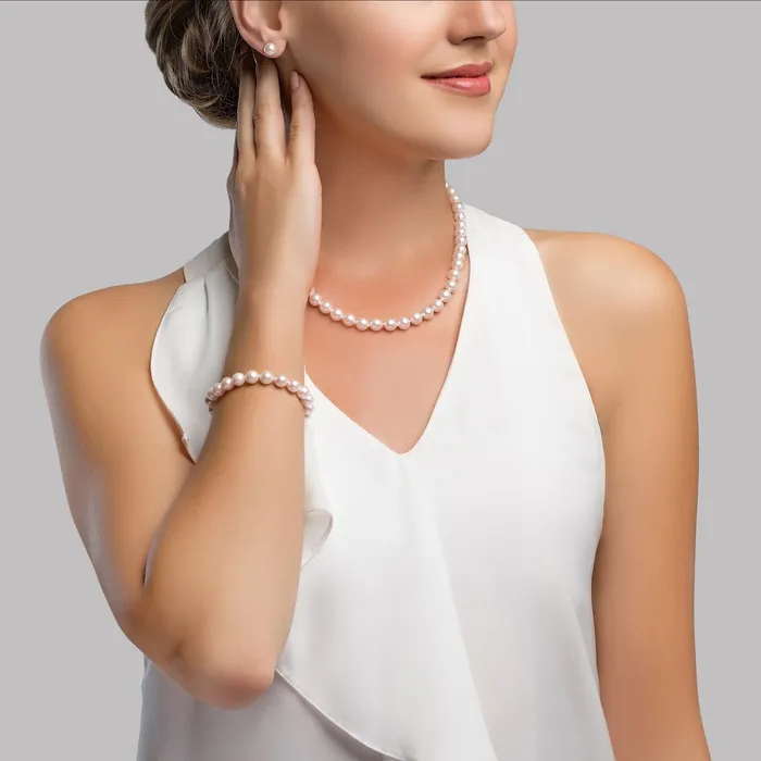 Earrings SPT 7580mm Hanadama Pearl Set