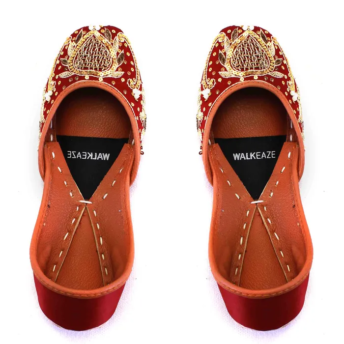 Earrings Women Formal Khussa 38641S Walkeaze