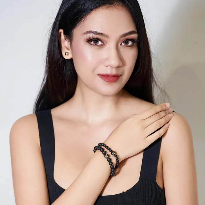 Elegant Tahitian Pearl Bracelet WB00212 Pearly Lustre Bracelets