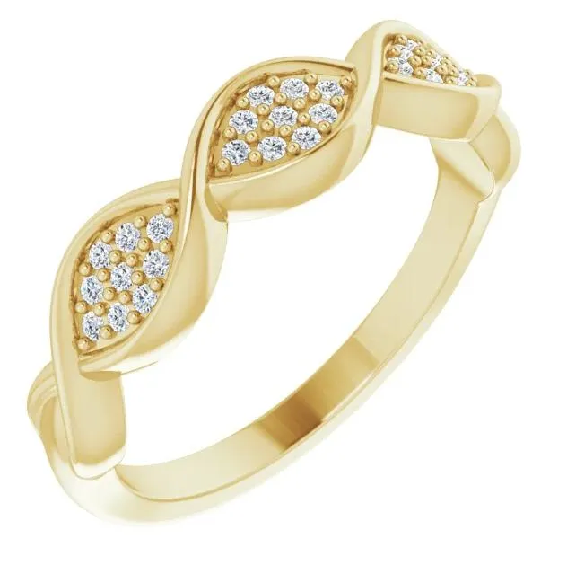 Fabianna 110 Moissanite or Diamond Anniversary Band Fire Brilliance Rings