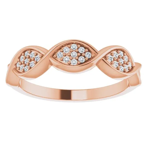 Fabianna 110 Moissanite or Diamond Anniversary Band Fire Brilliance Rings