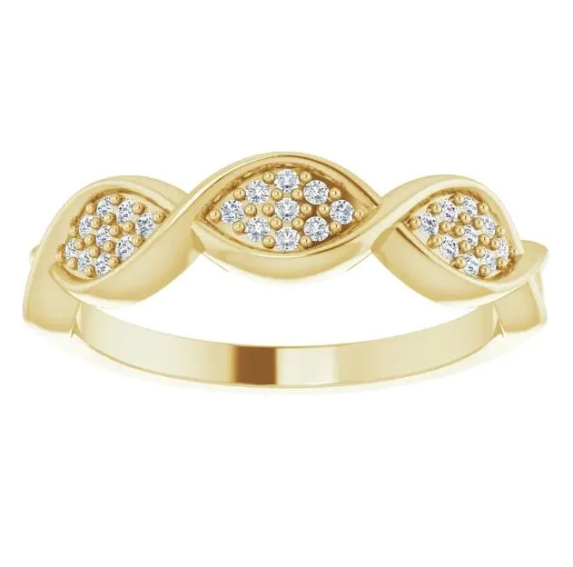 Fabianna 110 Moissanite or Diamond Anniversary Band Fire Brilliance Rings