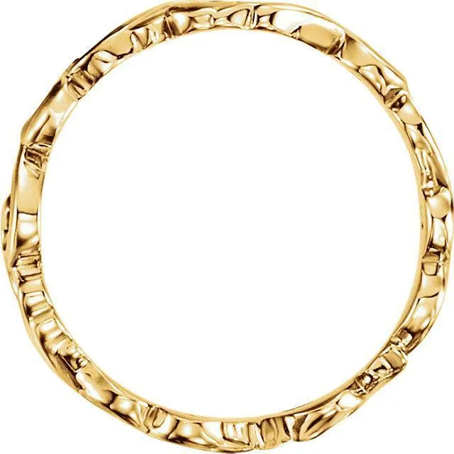 Fire Brilliance Matthew SculpturalInspired Scroll Design Band Rings