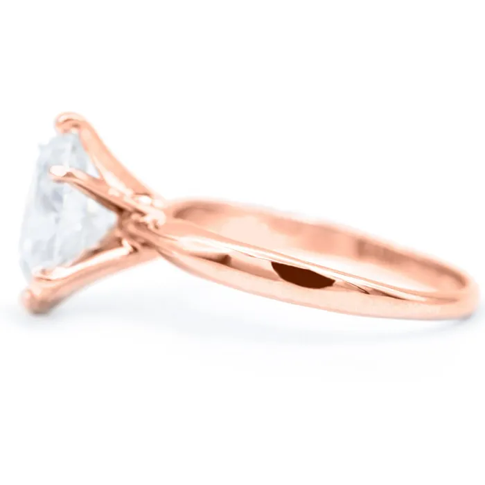 Fire Brilliance Rings Oval First Crush FAB Moissanite 6 Prongs FANCY Solitaire Ring