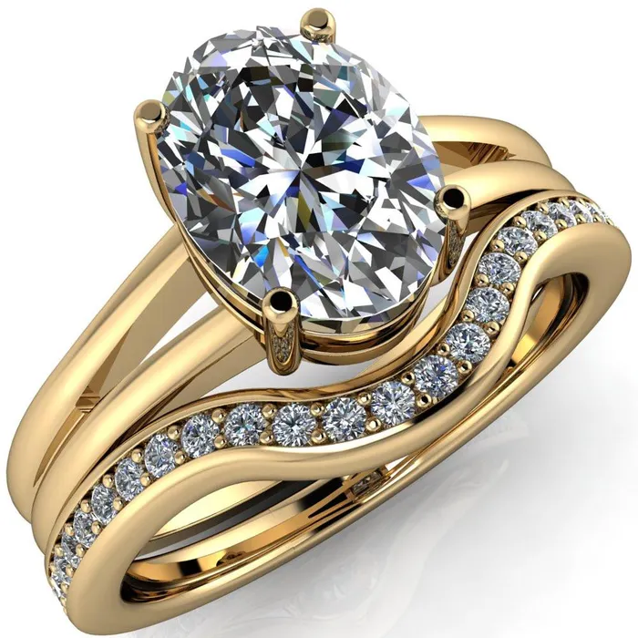 Fire Brilliance Rings Pantetiere Oval Center Stone Split Shank 4 Prong Ring Fire Brilliance Rings Pantetiere Oval Center Stone Split Shank 4 Prong Ring