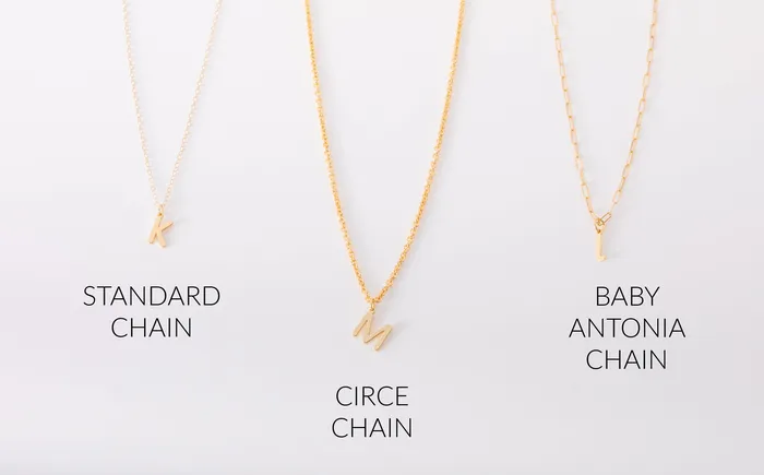 Hey June Necklaces Hanging Letter Necklace