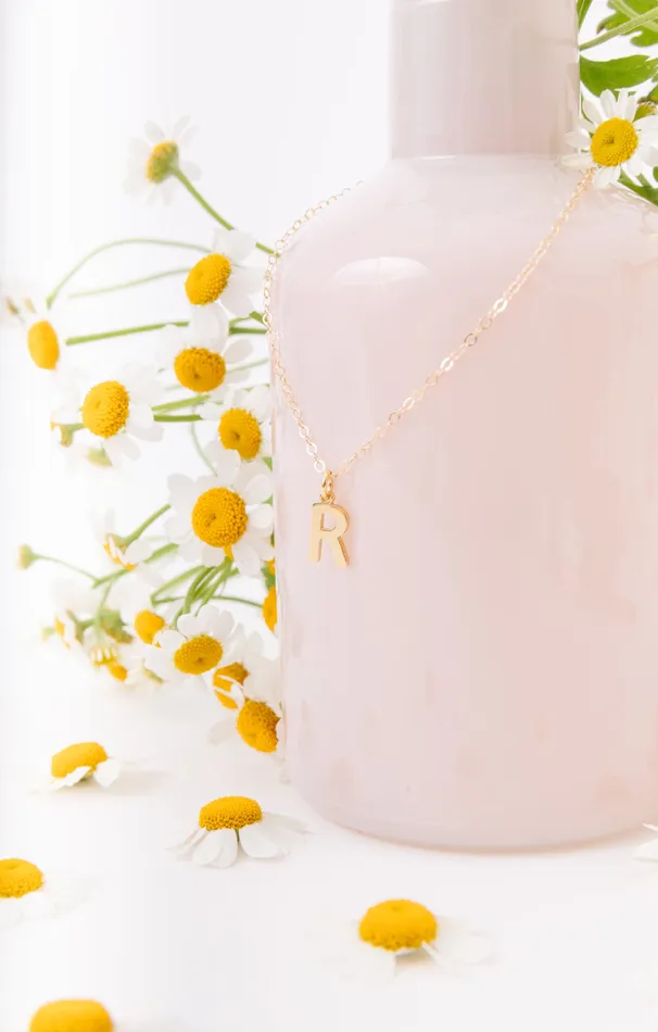 Hey June Necklaces Hanging Letter Necklace