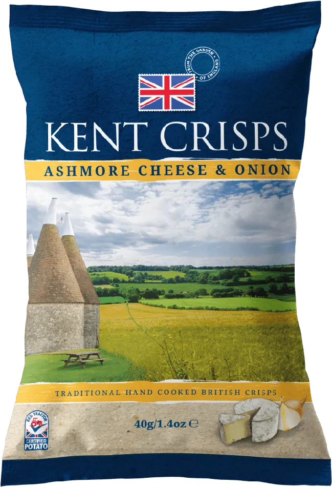HRH International Earrings Kent Crisps Ashmore Cheddar Onion 150g