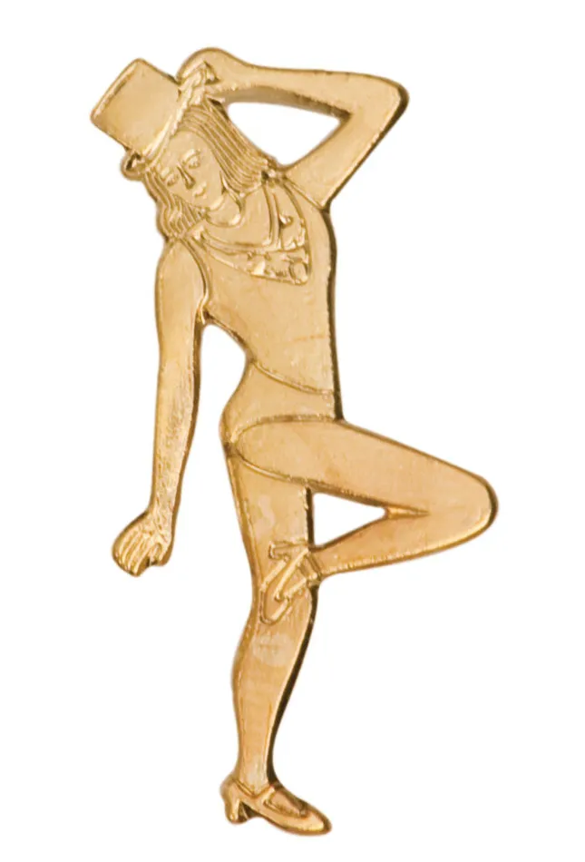 jd Earrings F103 Dancer Tie Tack Lapel Pin