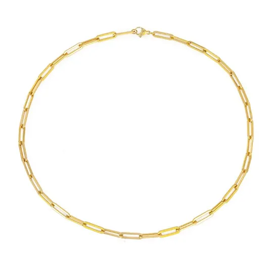Jewelvers 14K GoldFilled Paperclip Necklace Necklaces
