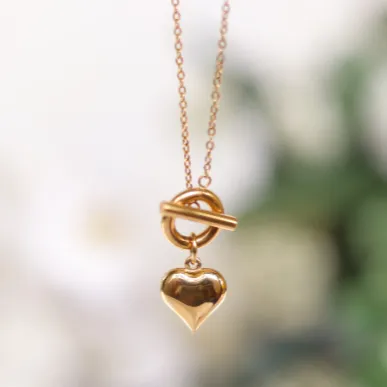 Jewelvers 18K GoldFilled Heart Pendant Necklace Necklaces Jewelvers 18K GoldFilled Heart Pendant Necklace Necklaces
