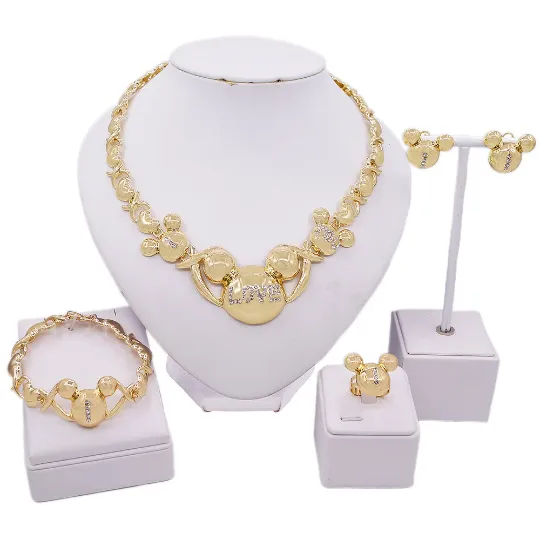 Jewelvers 18k Gold Xo Jewelry Set PreStyled Sets