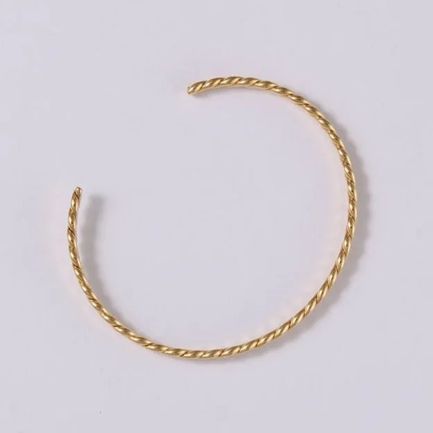Jewelvers Bracelets 18K GoldFilled Cuff Bracelet Jewelvers Bracelets 18K GoldFilled Cuff Bracelet