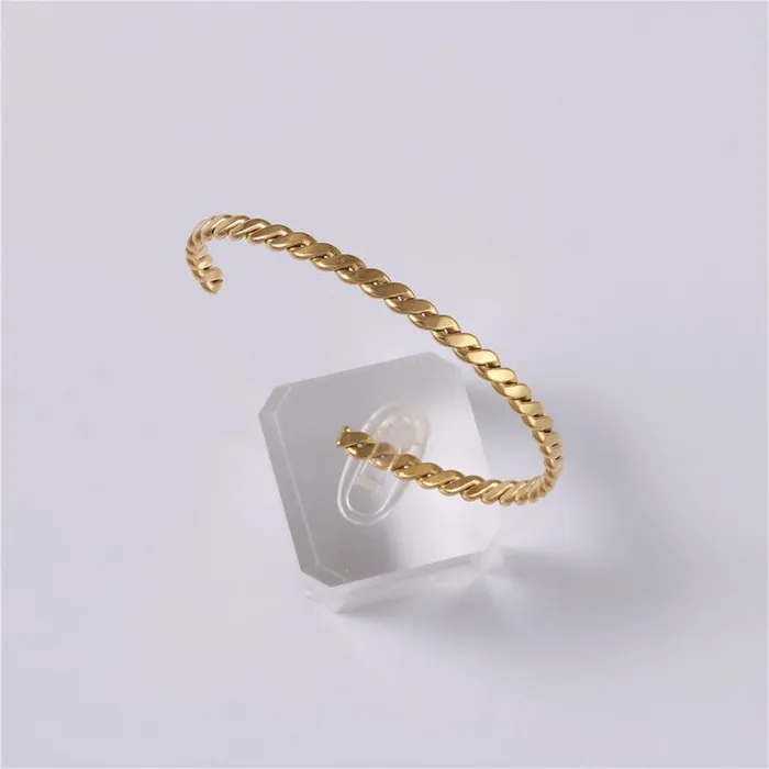 Jewelvers Bracelets 18K GoldFilled Cuff Bracelet Jewelvers Bracelets 18K GoldFilled Cuff Bracelet