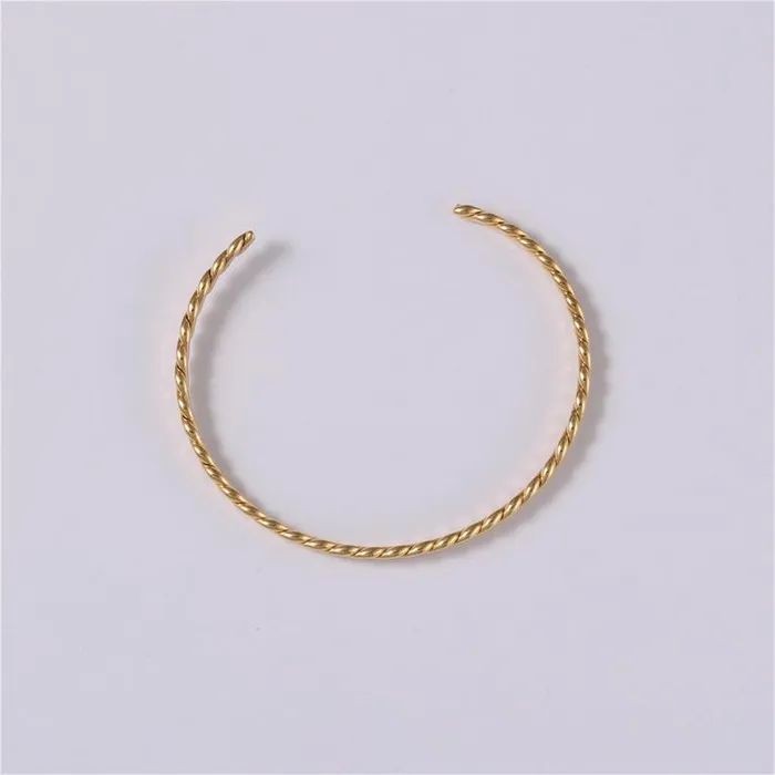 Jewelvers Bracelets 18K GoldFilled Cuff Bracelet Jewelvers Bracelets 18K GoldFilled Cuff Bracelet