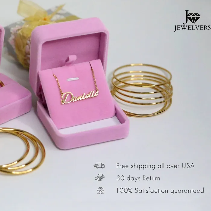 Jewelvers Bracelets 18K GoldFilled Custom Name Bracelet