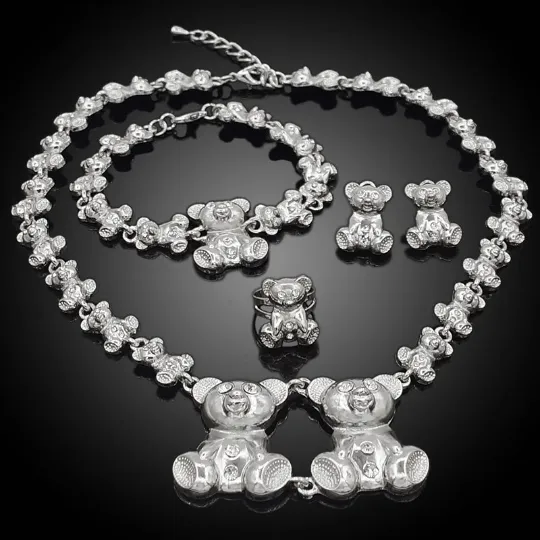 Jewelvers Earrings XO Teddy Jewelry Set Jewelvers Earrings XO Teddy Jewelry Set